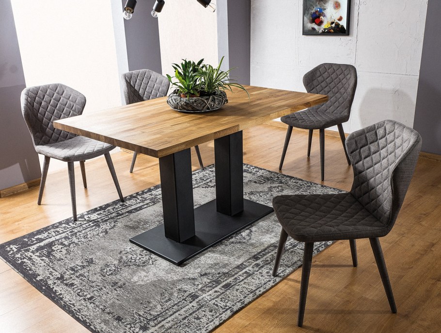 Стол обеденный Signal Imperial 180 (дуб/черный)