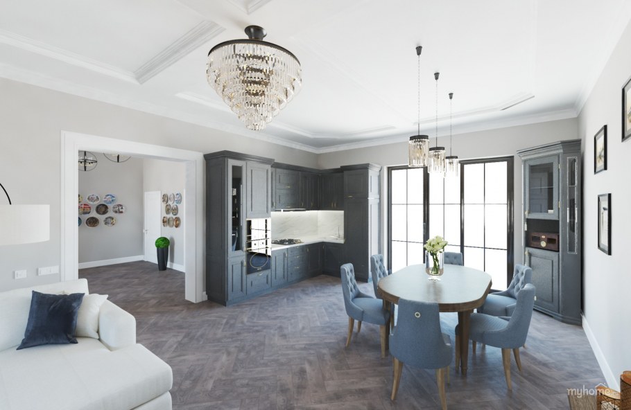 Спальня Неоклассика 13м2