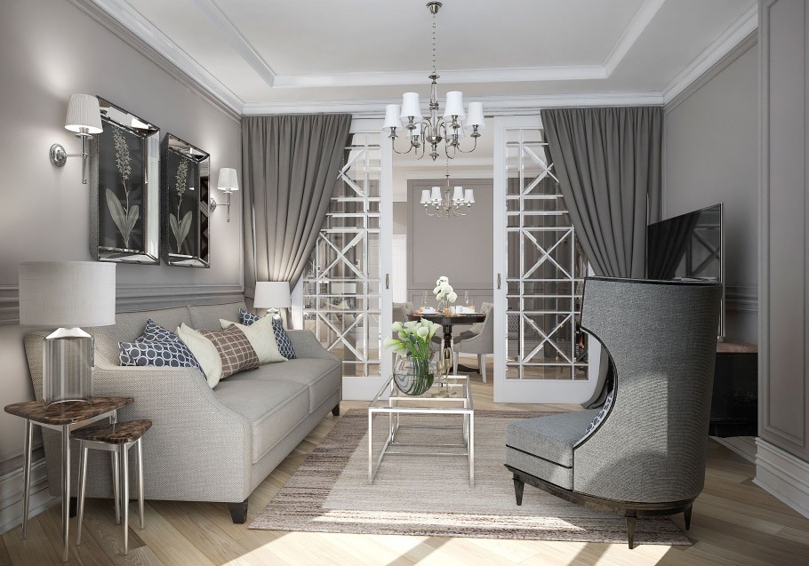 Маленькая квартира в американском стиле