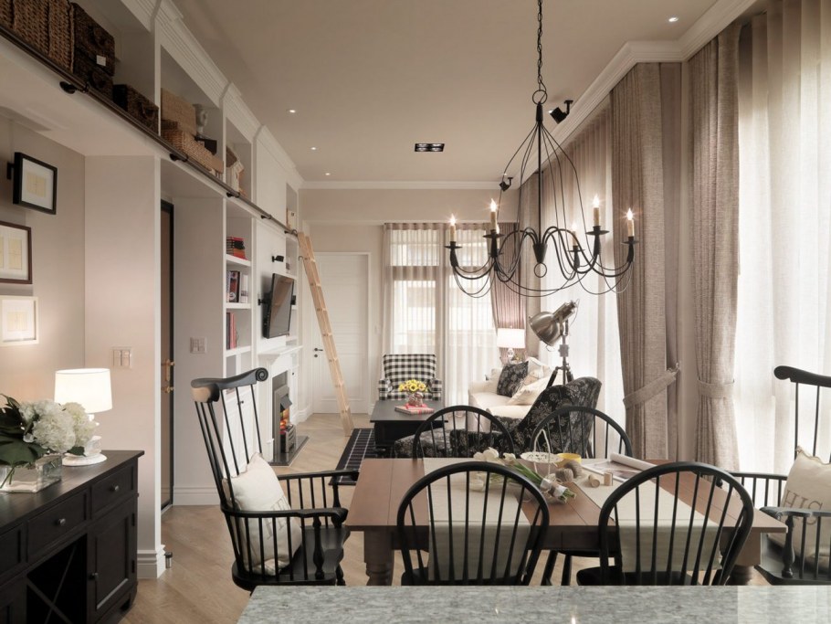 Маленькая квартира в американском стиле