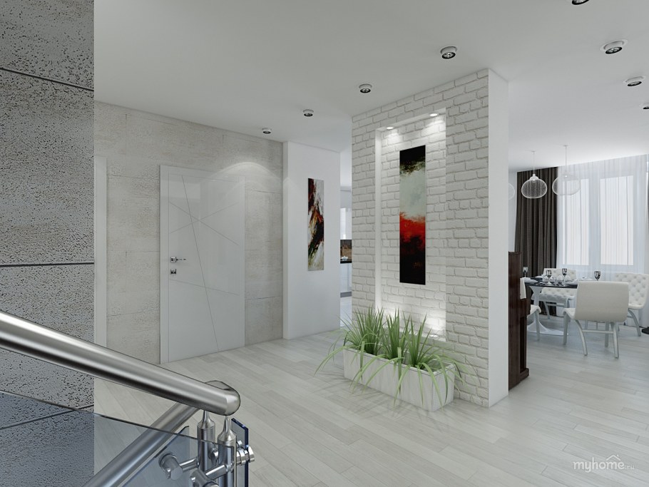 Кирпич и камень в интерьере