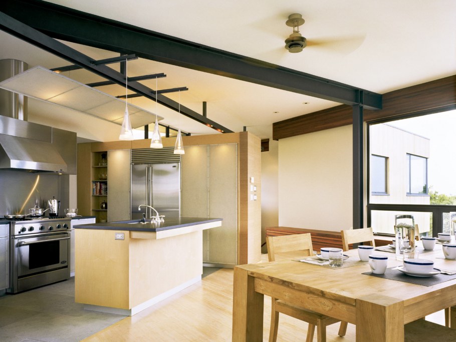 Несущие балки в интерьере