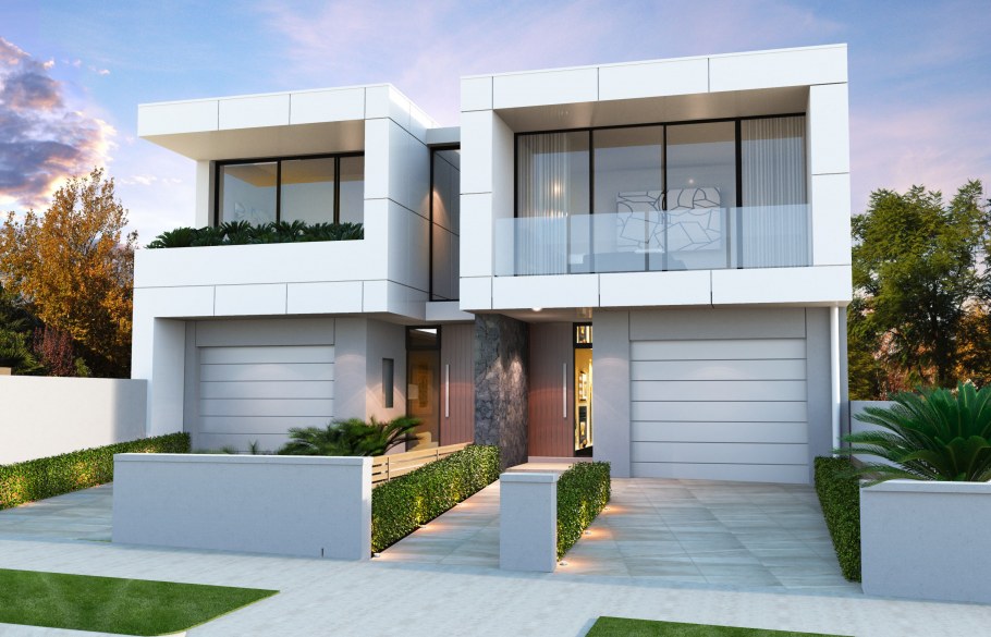 Дуплекс в стиле Хай тек