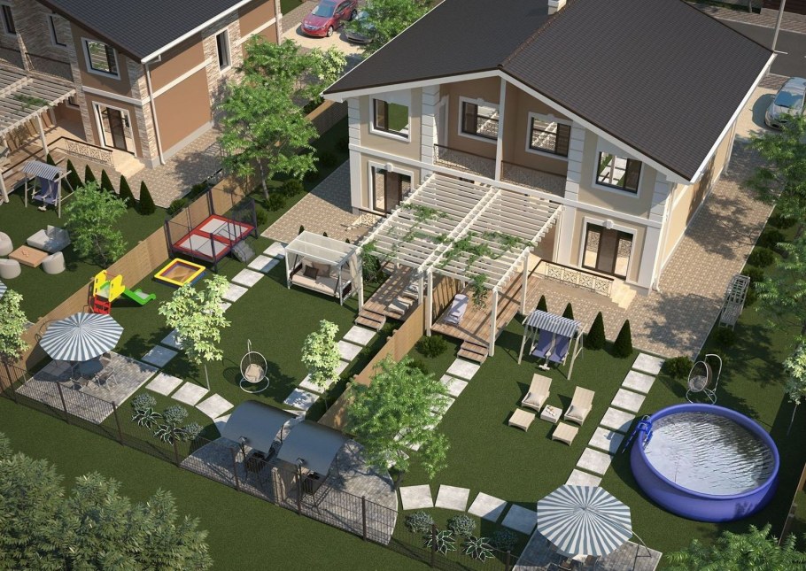 Участок 2 сотки планировка