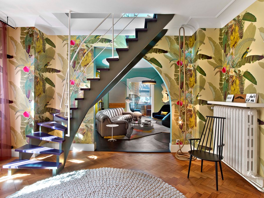 Двухэтажная квартира обои