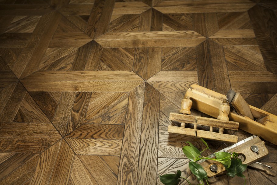 Модульный паркет Kochanelli дуб омбра Квадро