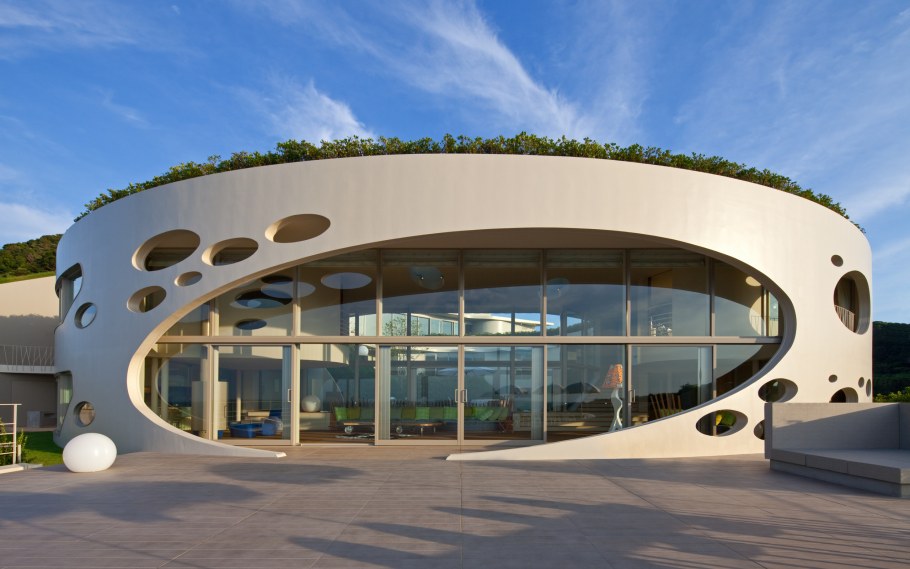 Вилла Ронд (Villa ronde) в Японии от Ciel rouge.