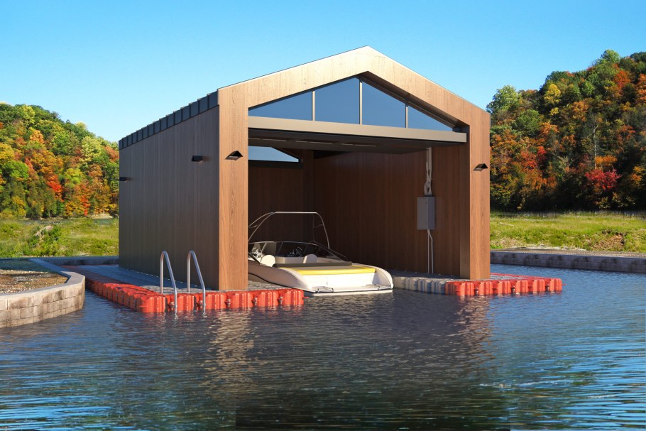 Гараж для катера