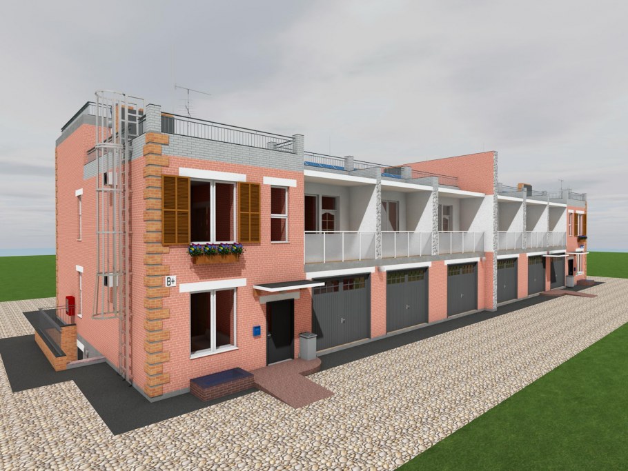 Проекты двухэтажных таунхаусов