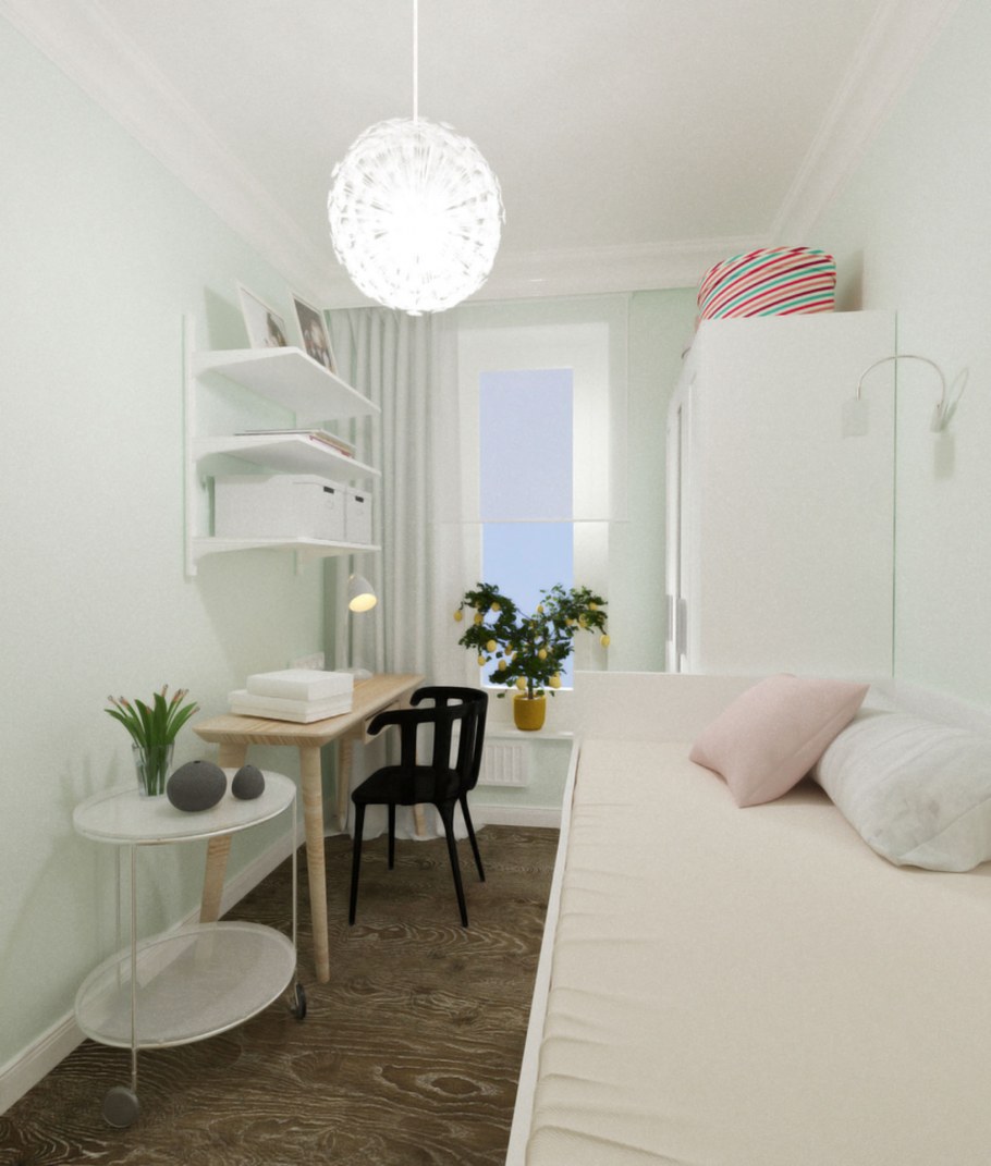 Скандинавский стиль иея спальня