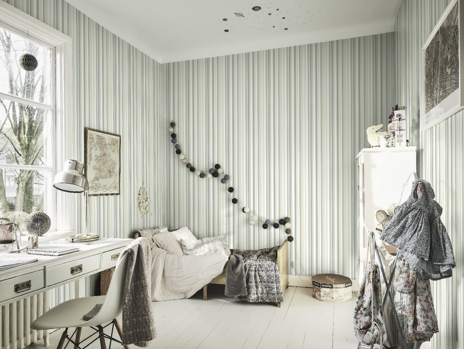 Настенный декор спальни в скандинавском стиле