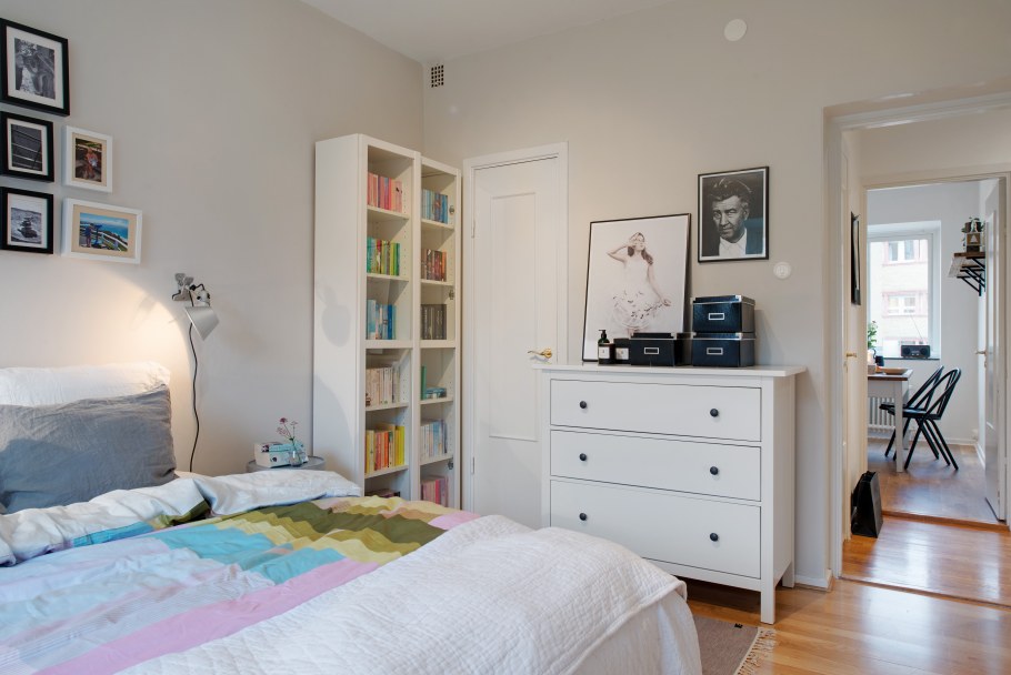 Уютная спальня Сканди