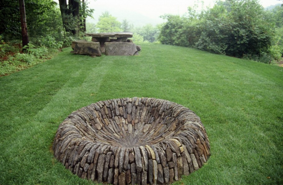 Обустройство костра на даче