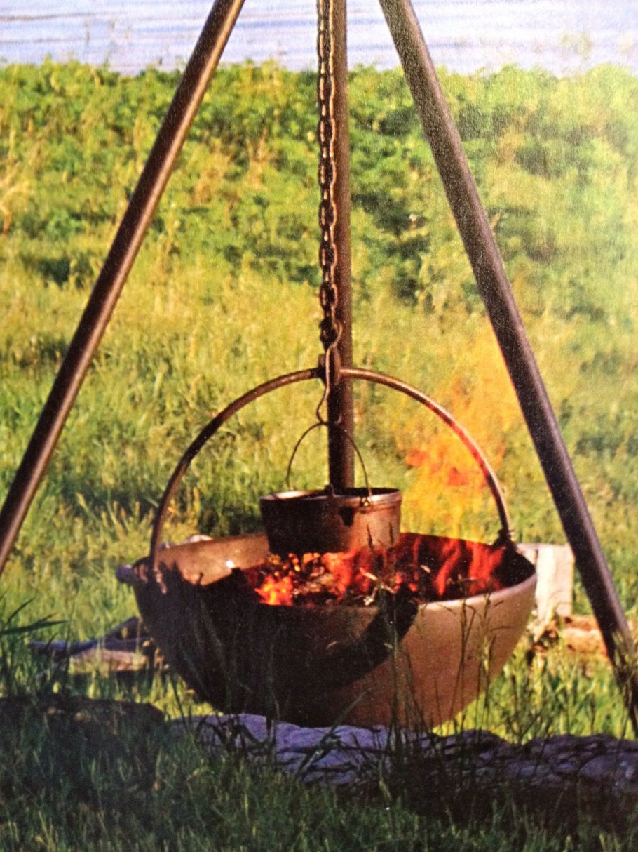 Костер из цветов