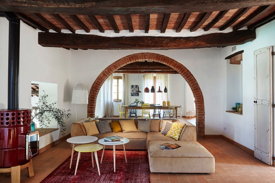 Итальянский дом внутри