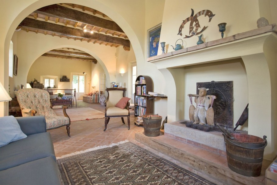 Интерьер виллы в Тоскане