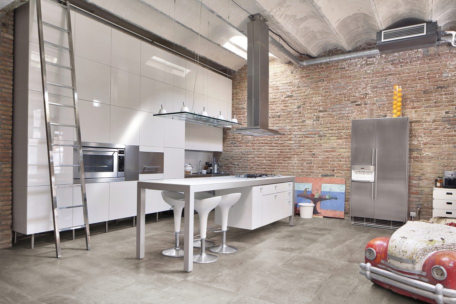 Лофт плита кухонная