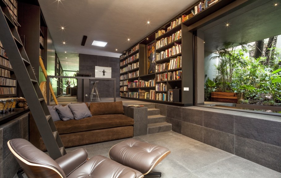 Красивые домашние библиотеки