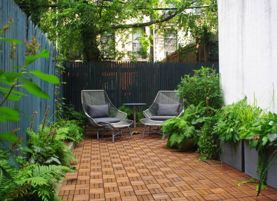 Двор в частном секторе