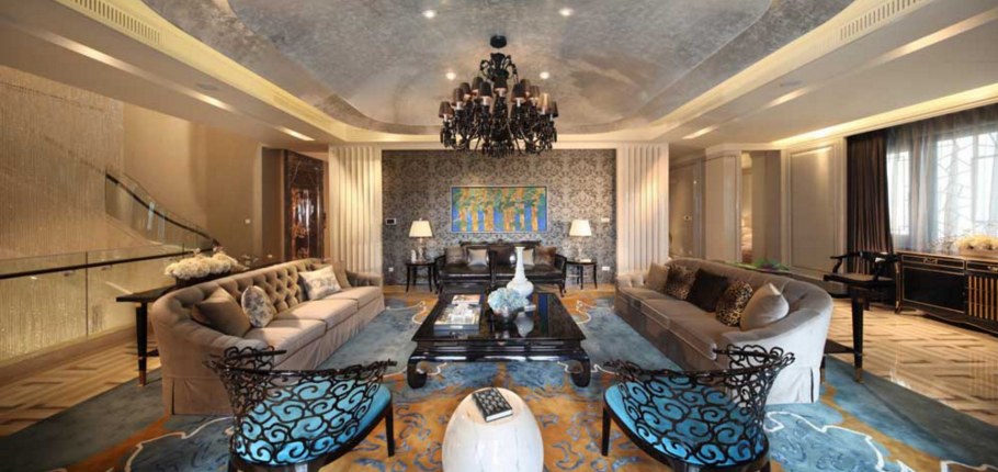 Интерьеры богатых домов в Китае