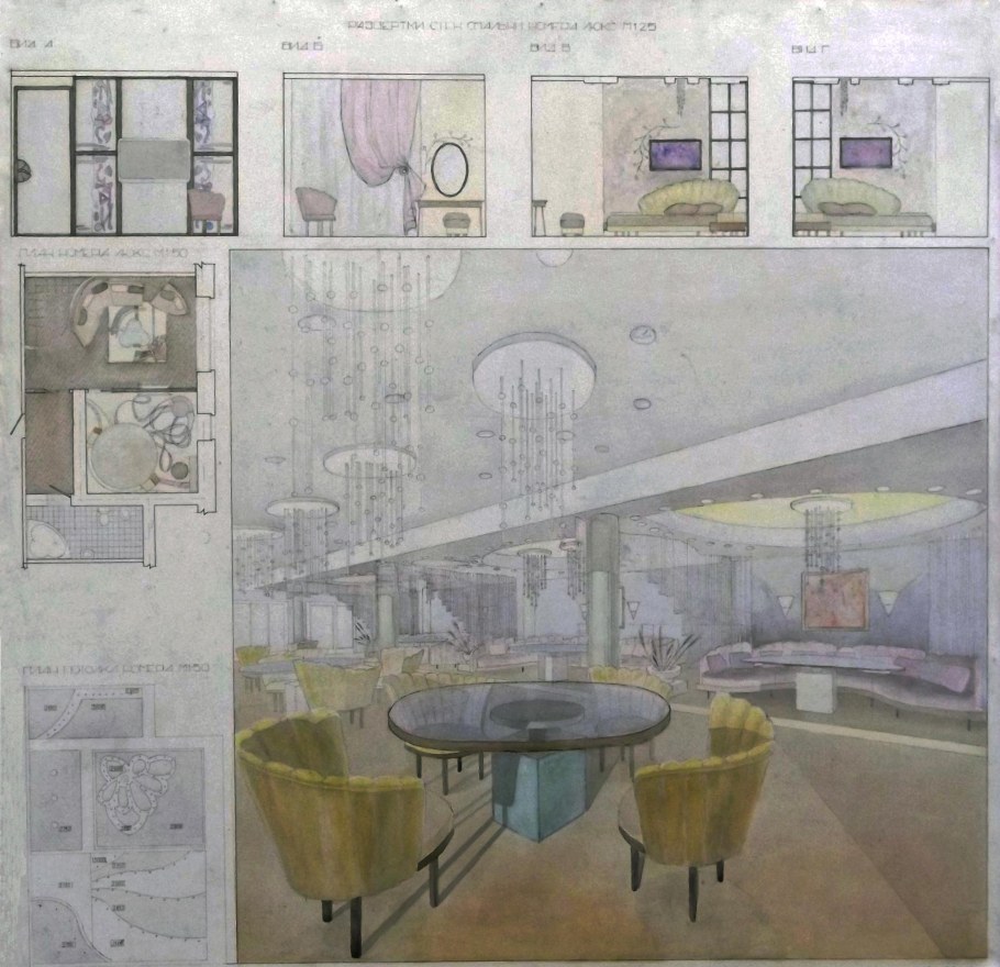 Дипломный проект интерьер кафе