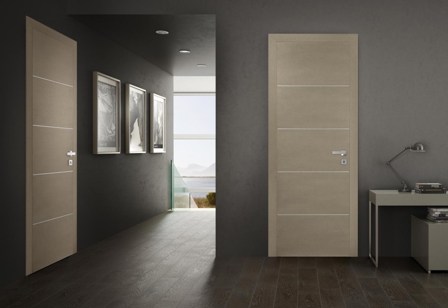 Двери бетон в интерьере