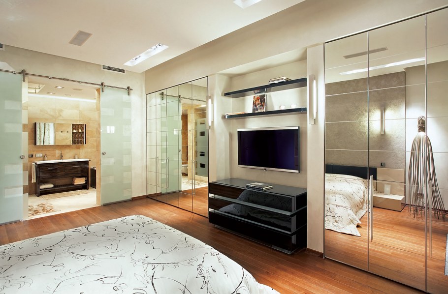 Гостиная с эркером интерьер