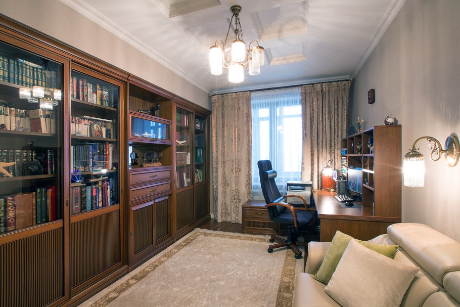 Обстановка однокомнатной квартиры брежневки