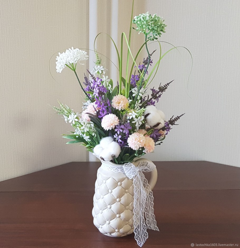 Композиции из цветов для интерьера