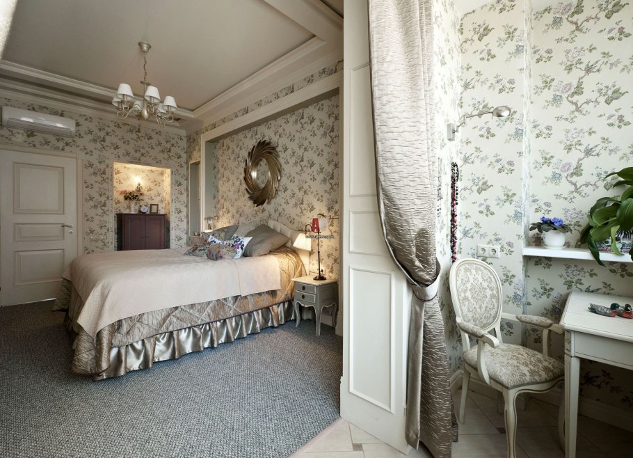 Освещение в маленькой спальне