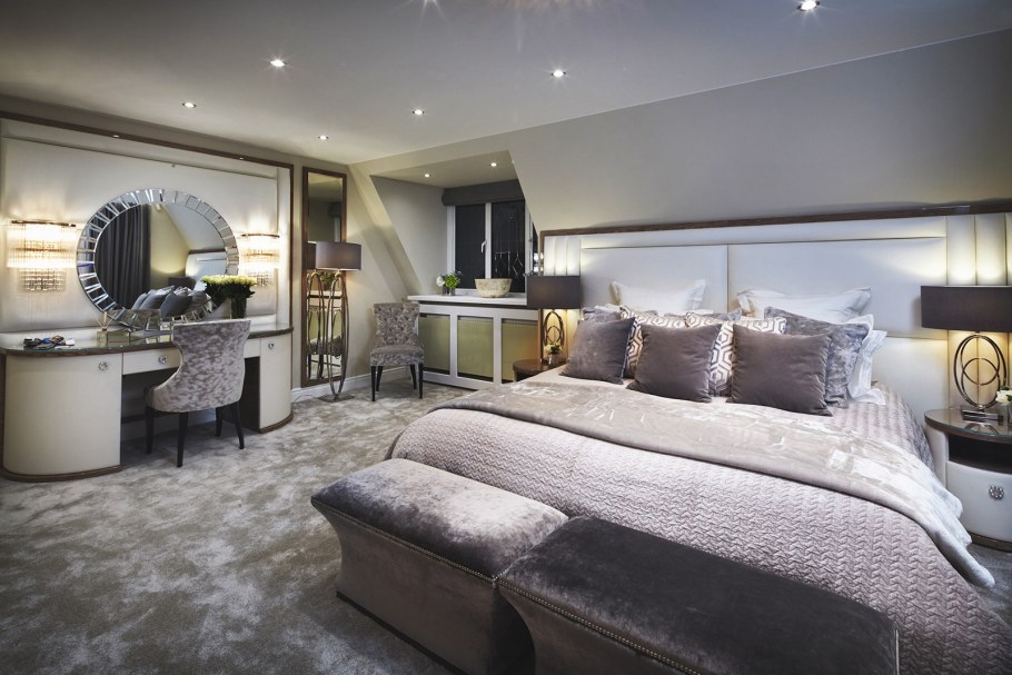 Современная спальная комната
