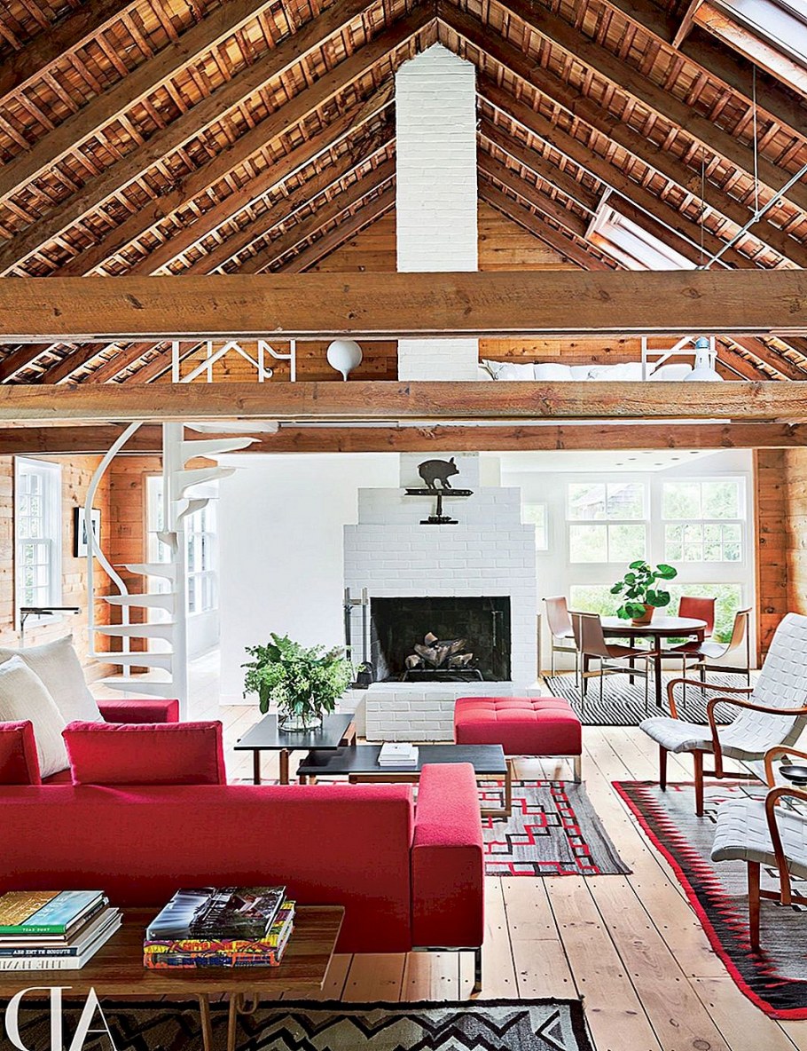 Кессонные потолки в стиле Шале