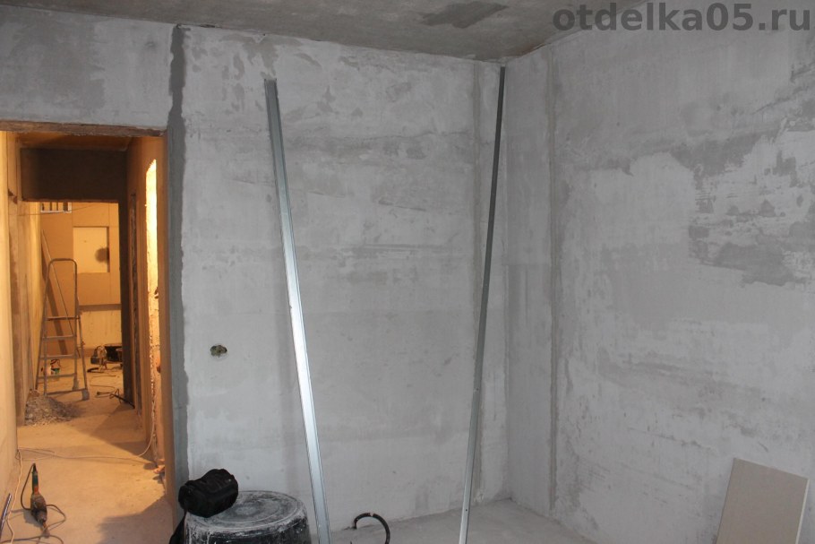 Первый этап черновой отделки