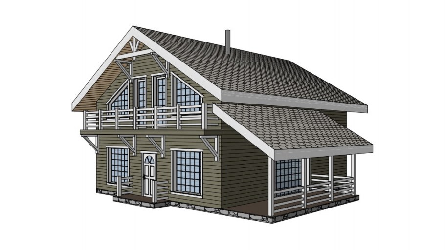 Проект дома проекция