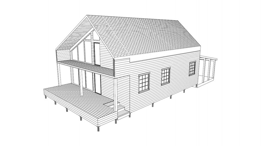 Современный дом с гаражом