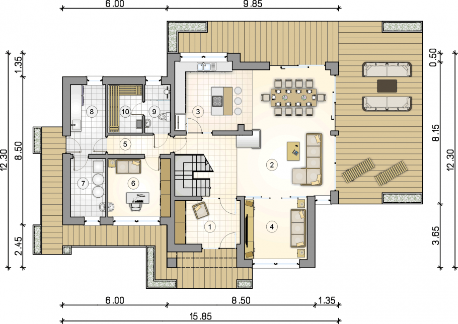 Проекты кирпичных домов 100-120 кв.м с гаражом