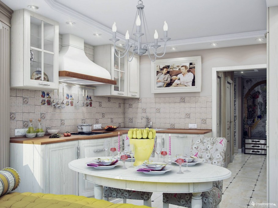 Кухня Прованс в п44