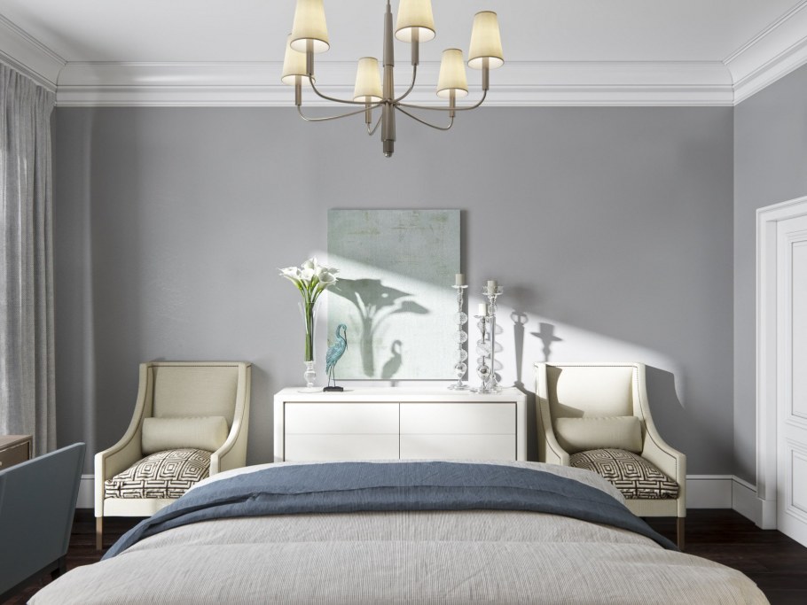 Американский интерьер комнаты