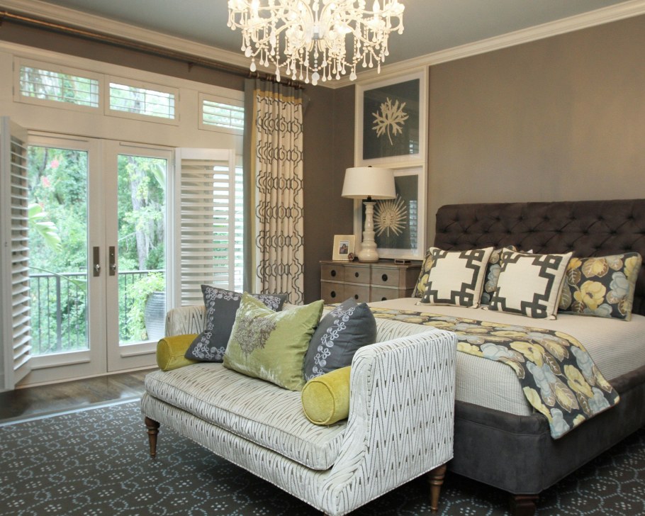 Спальная комната в американском стиле