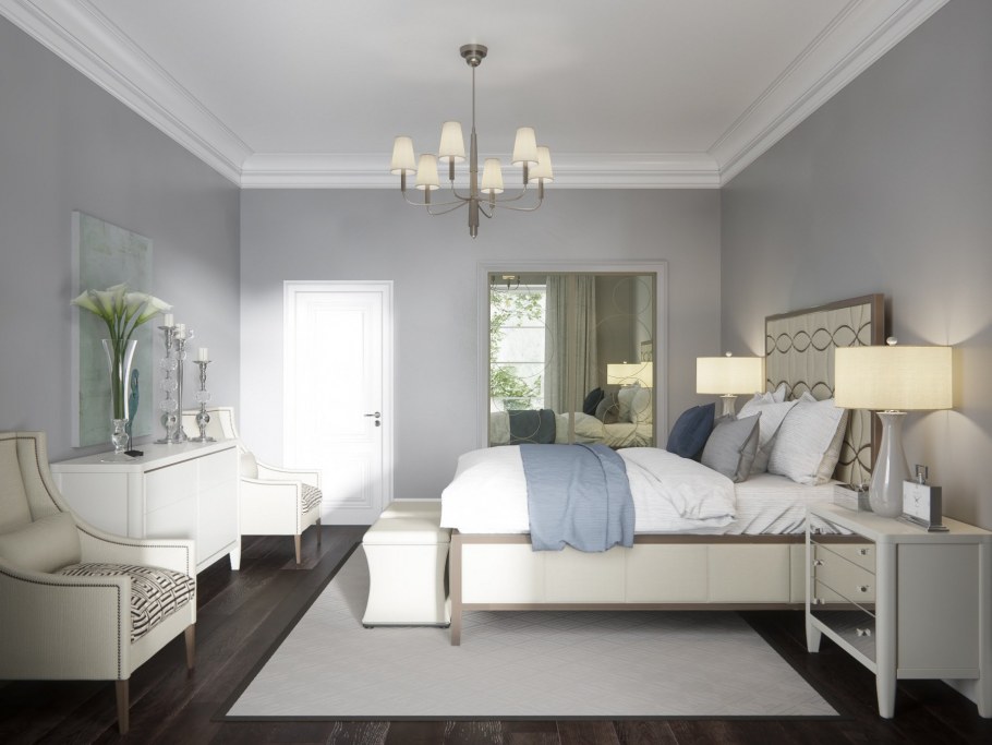 Спальня в американском стиле