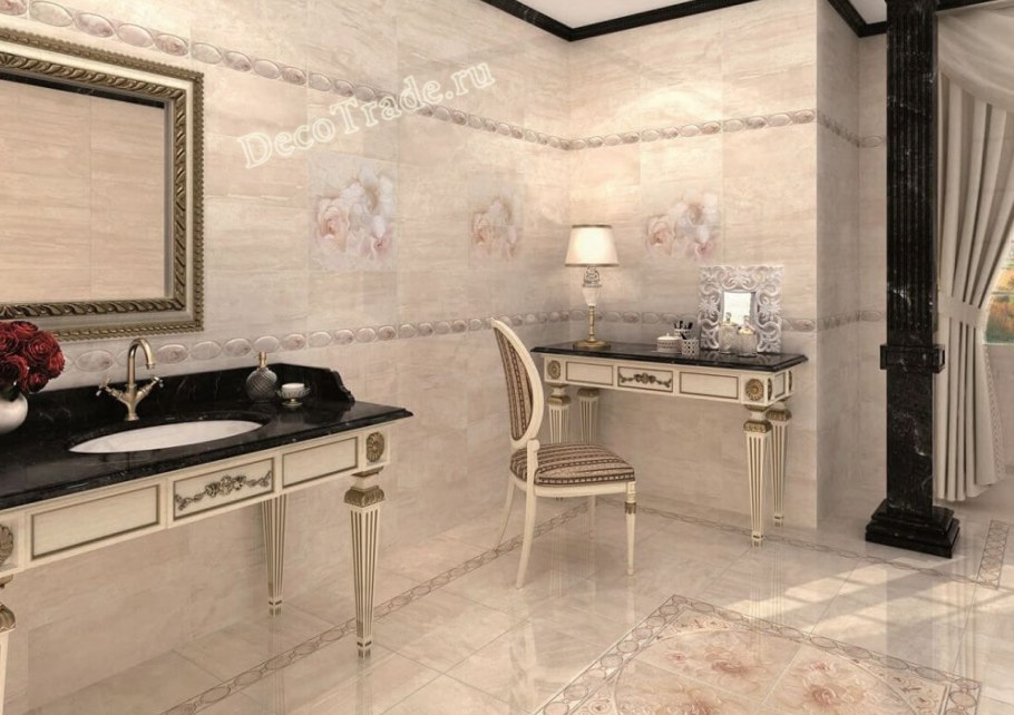 Мрамор crema Marfil Alba