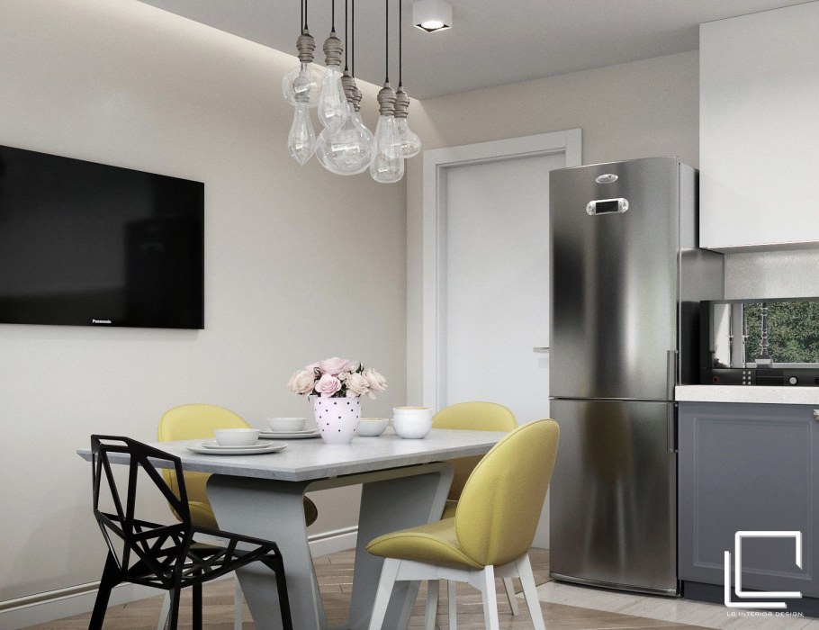 Современные кухни для молодой семьи