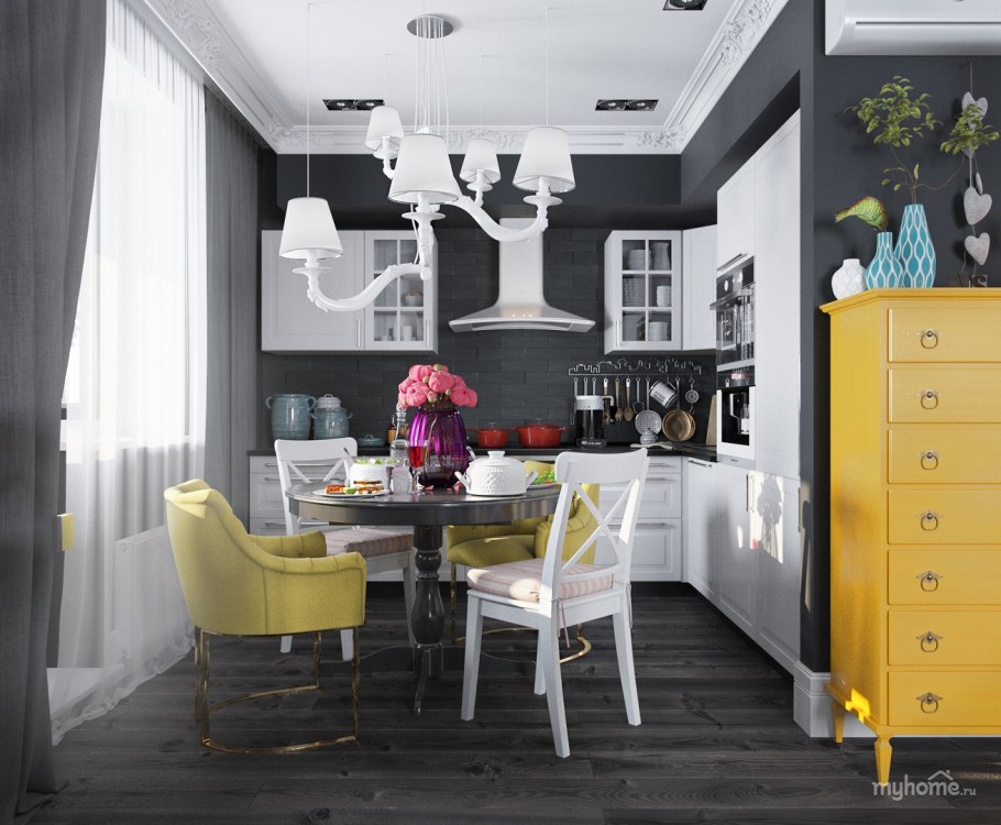 Маленькая кухня Эклектика
