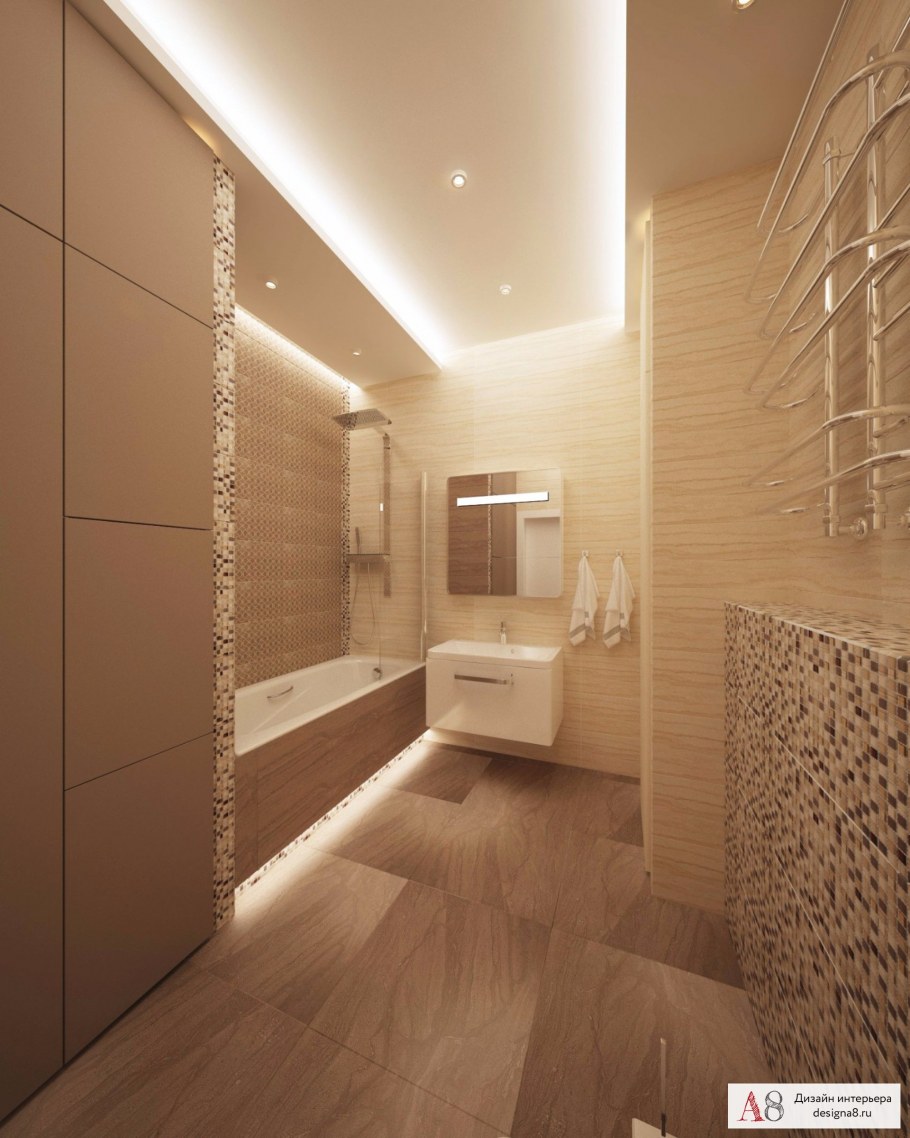 Интерьеры квартир трехкомнатных