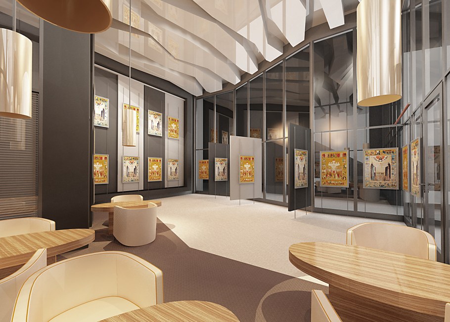 Интерьер художественной галереи