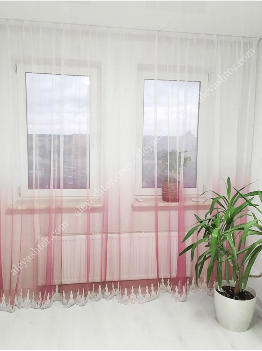 Шторы градиент икеа