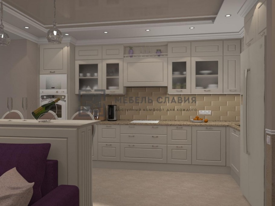 Кухня Нео классика слоновая кость