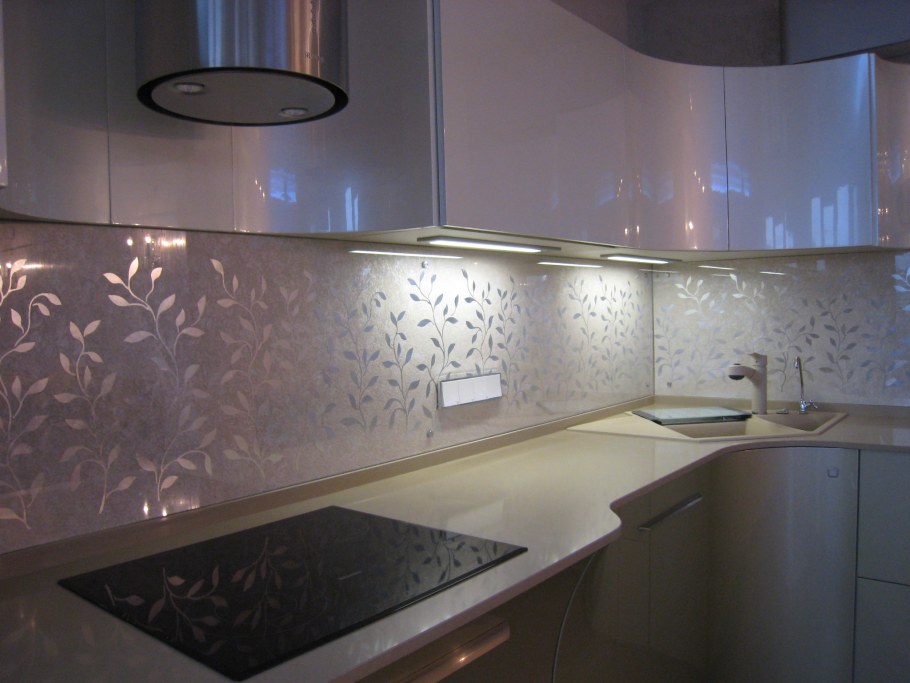 Фартук из декоративной штукатурки