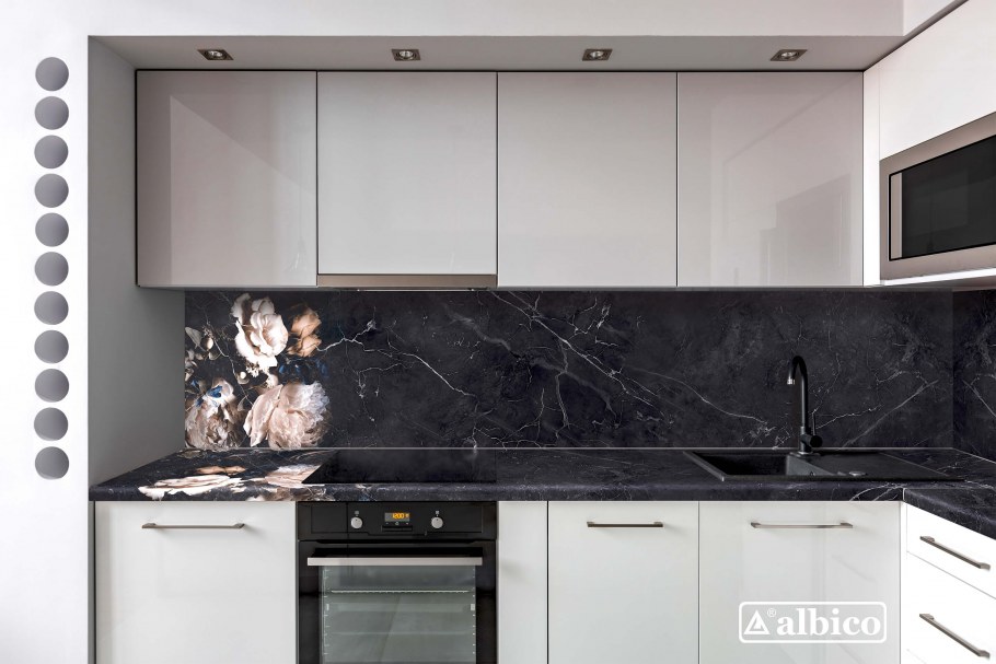 Столешница кедр 7031 мрамор Бергамо