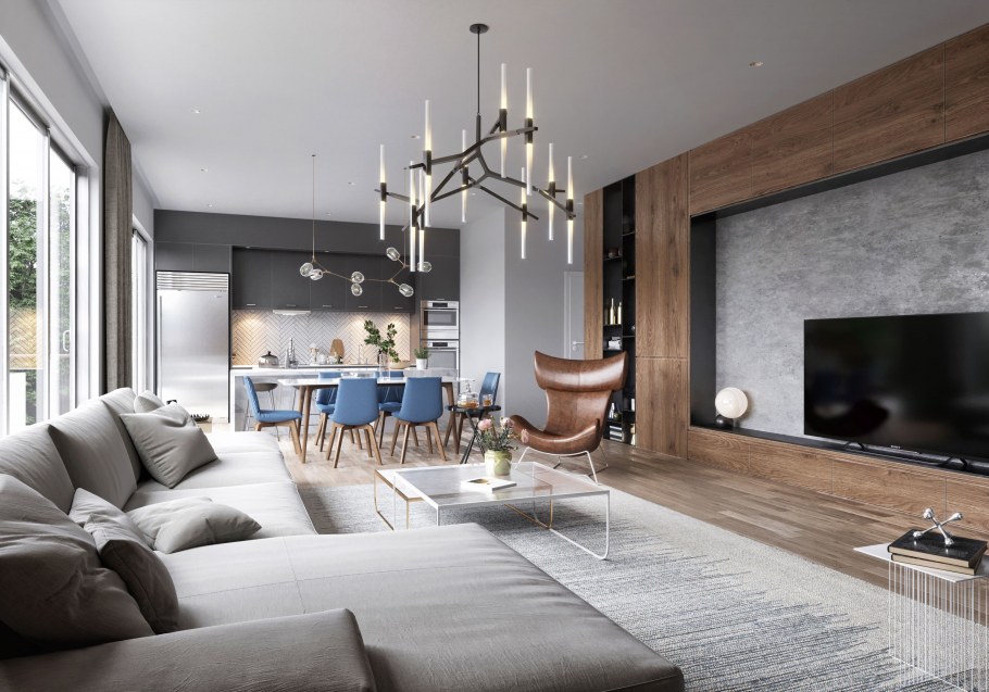 Современные тенденции в гостиной